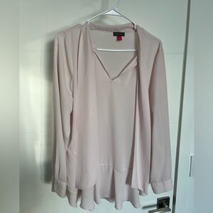 Vince Camuto Pink Long Sleeve Blouse – Size Large